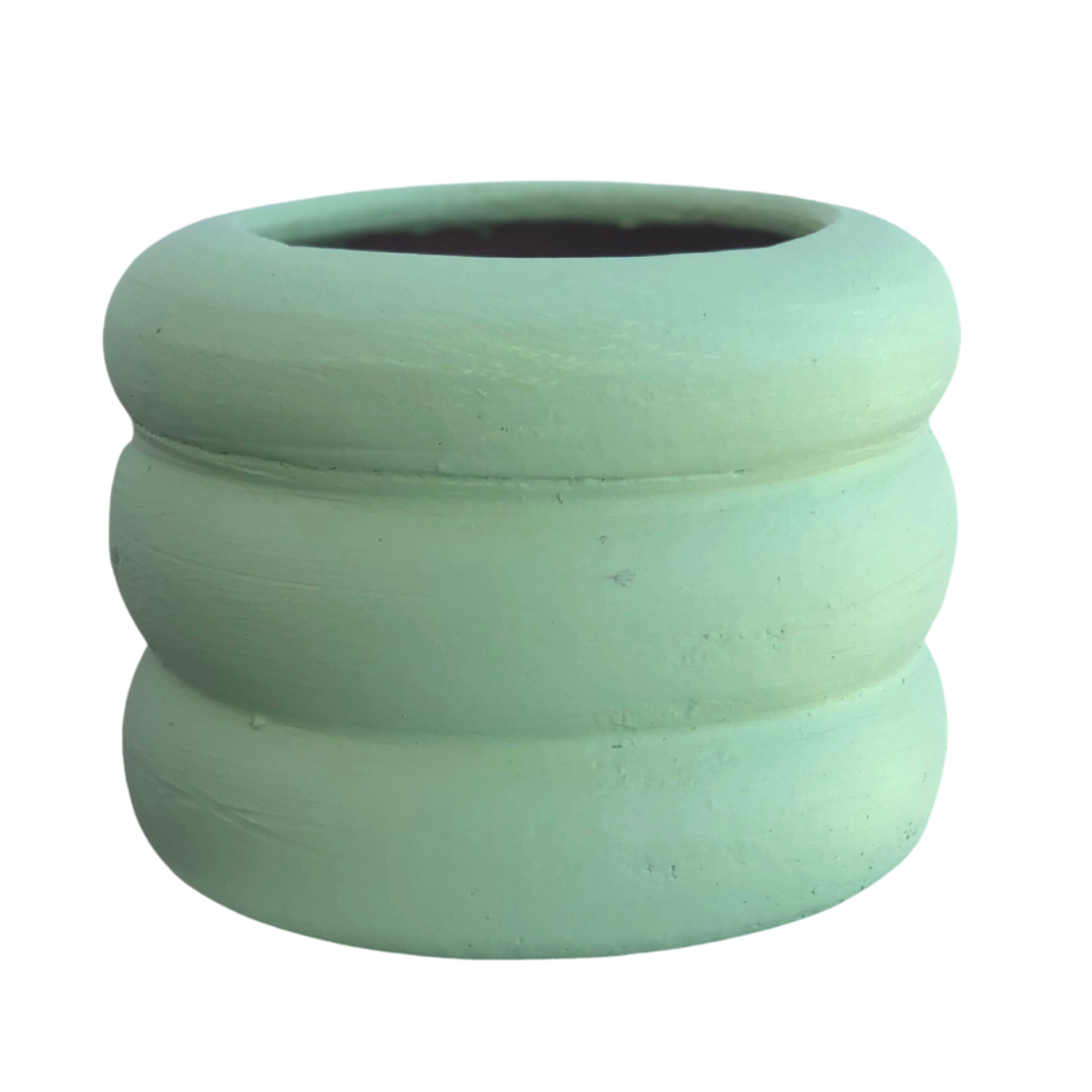Green Clay Pot
